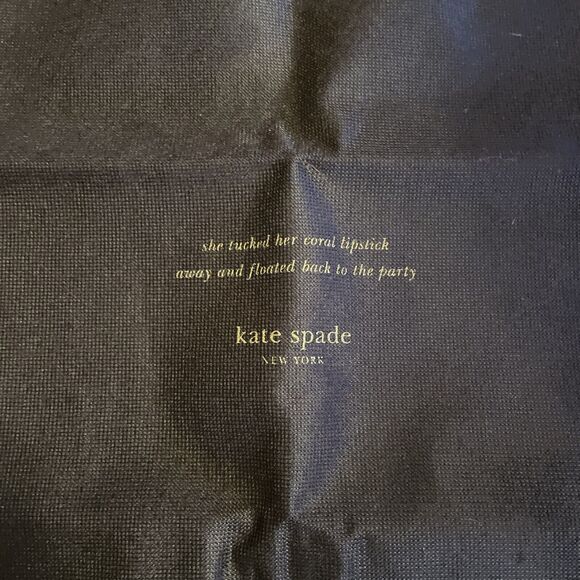 Kate Spade New York Dust Bag 11.5” x 13” Purse Shoes Tote Storage Brown - Picture 2 of 3